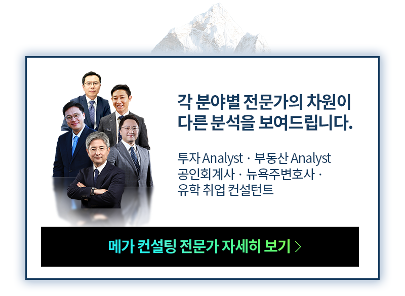 각 분야별 전문가의 차원이 다른 분석을 보여드립니다. 메가 컨설팅 전문가 자세히 보기
